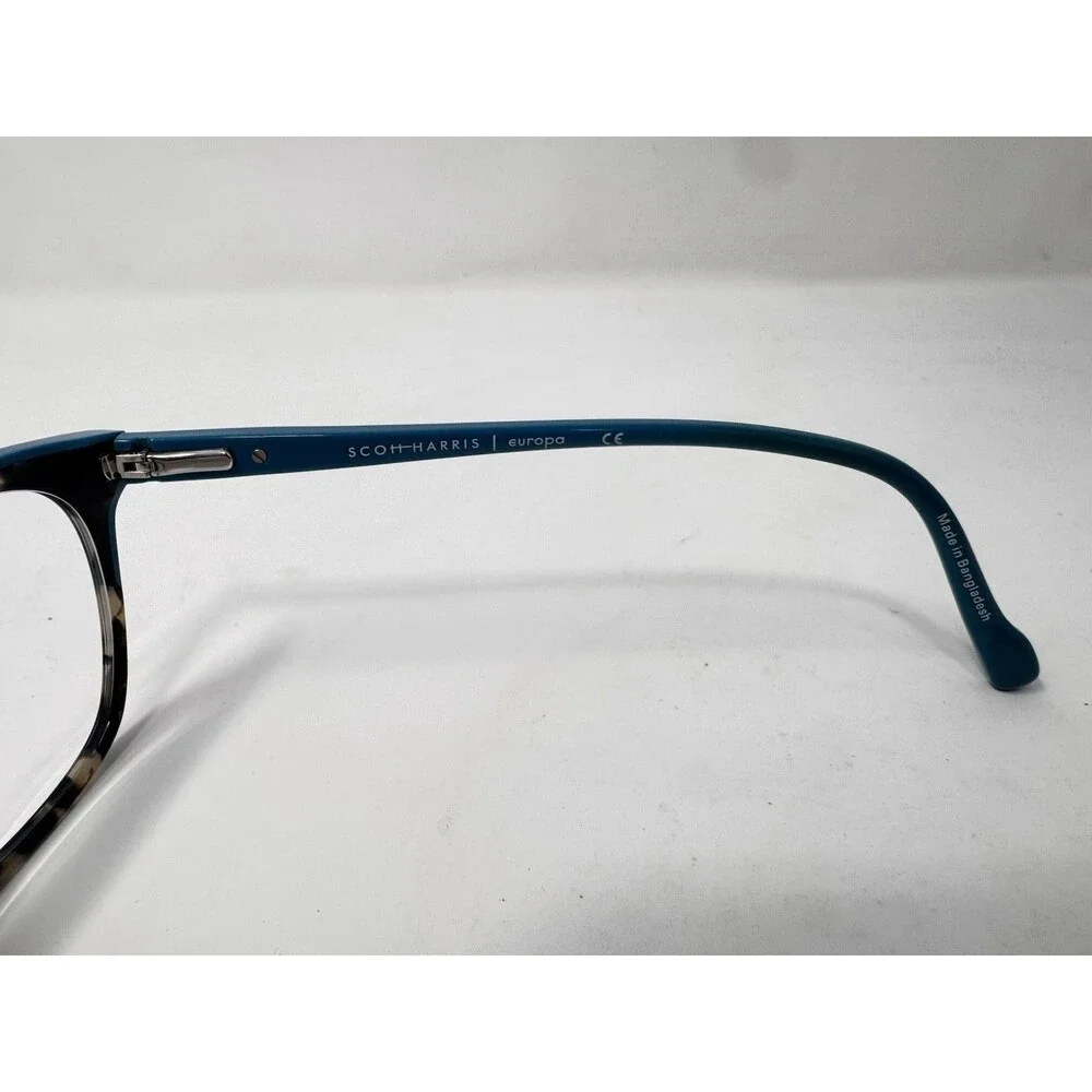 Scott Harris SH-736 Eyeglass Frames Only 50-17-138 Teal C3 Authentic
